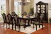 Furniture of America CM3878AC-2PK Rosalina - Arm Chair (Set of 2) - Walnut / Beige