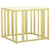 Coaster Fine Furniture 723608-S3 Adri - 3 Piece Coffee And End Table Set - Matte Brass