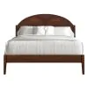 New Classic 00-B1862-300 Rowland - 5/0 Queen Platform Bed Only - Walnut