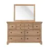 Liberty Furniture 928-BR-DM Haven Hills - Dresser & Mirror - Camel Beige