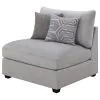 CoasterElevations 551511 Cambria - Upholstered Armless Chair - Gray