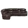 Coaster Fine Furniture 610190RLCP Sycamore - RAF Power Loveseat - Brown
