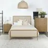 Coaster Fine Furniture 224301KECRMB3 Arini - King Side Rails & Slats, Box 3 of 3 - Cream And Sand Wash