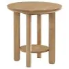 Coaster Fine Furniture 706298-S3 Ottowa - 3 Piece Round Wood Coffee Table Set - Washed Oak