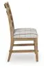 Benchcraft® D858-01 Ridgester - Dining Upholstered Side Chair (Set of 2) - Light Brown