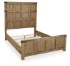 Benchcraft® B858B2 Benchcraft® B858B2 Ridgester - Queen Panel Bed - Light Brown