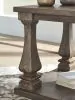 Ashley Furniture T776-3 Johnelle - Rectangular End Table - Gray