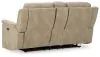 Ashley Furniture 5930218 Ashley Furniture 5930218 Next-Gen Durapella - Power Reclining Loveseat With Console/Headrest - Sand