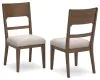 Ashley Furniture D974-01 Cabalynn - Dining Uph Side Chair (Set of 2) - Oatmeal / Light Brown