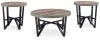 Ashley Furniture T235-13 Deanlee - Occasional Table Set (Set of 3) - Grayish Brown / Black