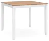 Ashley Furniture D398-223 Ashley Furniture D398-223 Gesthaven - Dining Room Counter Table Set (Set of 5) - Natural / White