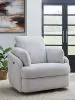 Ashley Furniture A3000739 Ashley Furniture A3000739 Alainmont Next-Gen Nuvella - Swivel Power Recliner - Stone