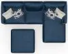 Jackson Furniture Industries 2223/63/76/28-68 Jackson Furniture Industries 2223/63/76/28-68 Jetson - 2 Piece Sofa / RSF Chaise With Comfort Coil Seat Cushions, 4 Included Accent Pillows & Cocktail Ottoman - Nile