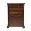 Liberty Furniture 737-BR-KPSDMC Liberty Furniture 737-BR-KPSDMC Messina Estates - 4 Piece Bedroom Set (King Poster Bed, Dresser & Mirror, Chest) - Cognac