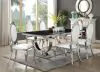 CoasterElevations 107871 Antoine - Rectangular Glass Top Dining Table - Black
