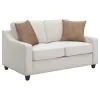 CoasterElevations 552062 Christine - Upholstered Sloped Arm Loveseat - Beige