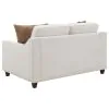 CoasterElevations 552062 Christine - Upholstered Sloped Arm Loveseat - Beige