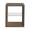 Liberty Furniture 525-OT1020 Liberty Furniture 525-OT1020 Bayhill Trellis - End Table - Honey / Black Metal Accents