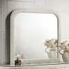 Coaster Fine Furniture 360114 Sonya - Upholstered Bedroom Dresser Mirror - Ivory