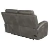 Coaster Fine Furniture 603432PPP Brickston - Triple Power Reclining Loveseat - Charcoal
