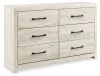 Ashley Furniture B192-31 Cambeck - Six Drawer Dresser - Whitewash