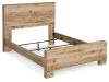 Ashley Furniture B1050/31/36/46/57/54/96 Hyanna - 6 Pc. - Dresser, Mirror, Chest, Queen Panel Bed - Tan