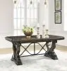 Ashley Furniture D947D5 Maylee - Dining Extension Table - Dark Brown