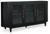 Ashley Furniture D821-60 Rowanbeck - Dining Room Server - Black