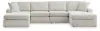 Ashley Furniture 92103S19 Ashley Furniture 92103S19 Modmax - 4-Piece Double Chaise Sectional - Oyster