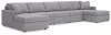 Ashley Furniture 92104S125 Ashley Furniture 92104S125 Modmax - 5-Piece Double Chaise Sectional - Granite