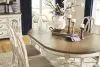 Ashley Furniture D743/35/01(6) Realyn - 7 Pc. - Oval Extension Table, 6 Ladderback Side Chairs - White