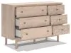 Ashley Furniture PCB1566-221 Arloster - Six Drawer Dresser - Tan