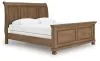Ashley Furniture PCB779B15 Ashley Furniture PCB779B15 Feddinger - King Sleigh Bed - Medium Brown