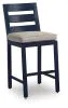 Ashley Furniture PCP587-124 East Beach - Barstool (Set of 2) - Blue