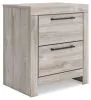 Ashley Furniture PCB1120-92 Ashley Furniture PCB1120-92 Broachmyn - Two Drawer Night Stand - Gray