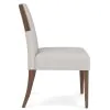Riverside Furniture 43458 Delia - Upholstered Side Chair (Set of 2) - Nouveau Walnut / Beige