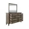 Liberty Furniture 615-BR-DM Liberty Furniture 615-BR-DM Americana Farmhouse - Dresser & Mirror - Dusty Taupe