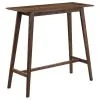 CoasterEveryday 101436 Finnick - Rectangular Pub Height Bar Table - Walnut