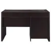 CoasterEveryday 800702 Halston - 2-Drawer Office Desk With Cabinet - Cappuccino