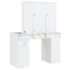 Coaster Fine Furniture 930245 Regina - Makeup Vanity Table Set With Lighting - White