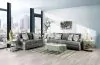 Furniture of America SM1208-LV Leytonstone - Loveseat - Gray