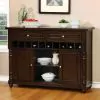 Furniture of America CM3133SV Hurdsfield - Server - Antique Cherry
