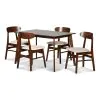 New Classic 40-331N-D4C Morocco - 5 Piece Dining Room Set (Rectangle Dining Table & 4 Chairs) - Natural
