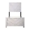 New Classic 00-3314-500 New Classic 00-3314-500 Biscayne - 3/3 Twin Size Complete Bed - Driftwood