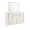 New Classic 00-677W-DM New Classic 00-677W-DM Andover - Dresser & Mirror - White