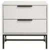 Coaster Fine Furniture 224862 Sonora - 2-Drawer Nightstand Bedside Table - White