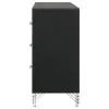 Coaster Fine Furniture 224993 Lucia - 6-Drawer Dresser Cabinet - Black