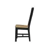 Intercon HD-CH-789W-RWR-RTA Hendricks - Ladder Chair - Rustic Wheat / Raven