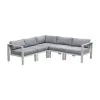 Intercon NS-SF-ARMLSS-BUF-5PC Intercon NS-SF-ARMLSS-BUF-5PC Nash - 5 Piece Outdoor Seating Sectional - Buff