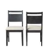 New Classic D4103-20 Sable Crest - Dining Chair (Set of 2) - Black